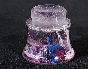 Soporte de mármol de resina Campaniform