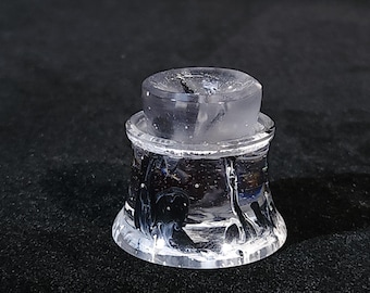 Soporte de mármol de resina Campaniform