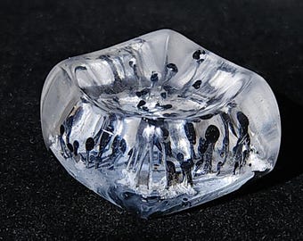 Soporte de mármol de resina con forma de cubo de almohada