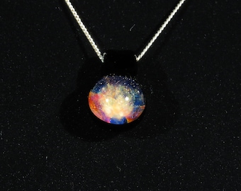 Micro Cosmos Glass Pendant