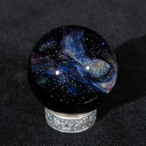 Galactic Nebula Glass Marble