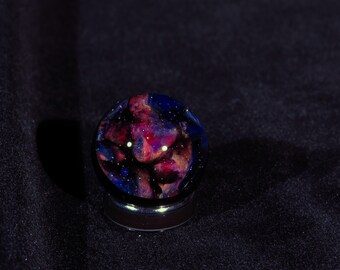 Galactic Nebula Space Glass Marble