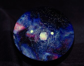 Ancient Artifact with Energy Field Space Glass Marble