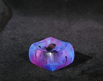 Soporte de mármol de resina con forma de cubo de almohada