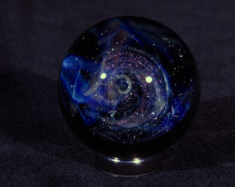 Where Spirits Go Space Glass Marble