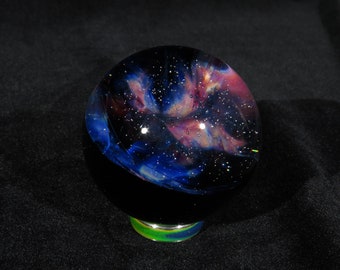 Galactic Nebula Glass Marble