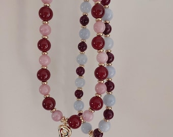 Red Passion Initial Necklace