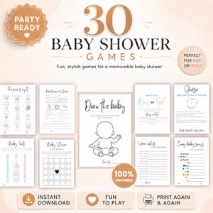 Onesie Decorating Station Sign, Decorate a Onesie, Baby Shower Activity Template, Heat Press and Vinyl, Decorate a Bib, Editable in Canva image 8