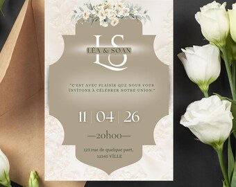 Customizable digital invitations – Wedding, Engagement & More