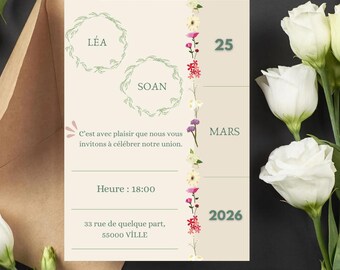 Customizable digital invitations – Wedding, Engagement & More