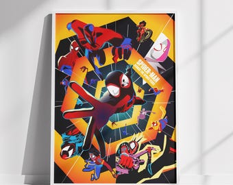 Spiderman accross the spiderverse Poster