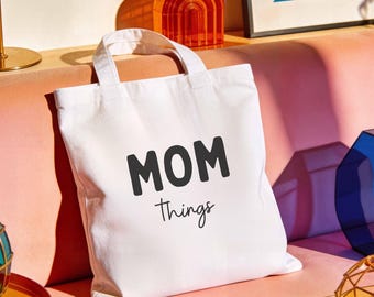 Mama things tote bag, Stoffbeutel Mama, Muttertag, Geschenk Mutter, Baumwolltasche, nachhaltig, Geschenk Muttertag, Mom Gift, Mom Essentials