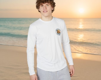 Camisa de manga larga con protección UV para hombre: poliéster y elastano FPS 50