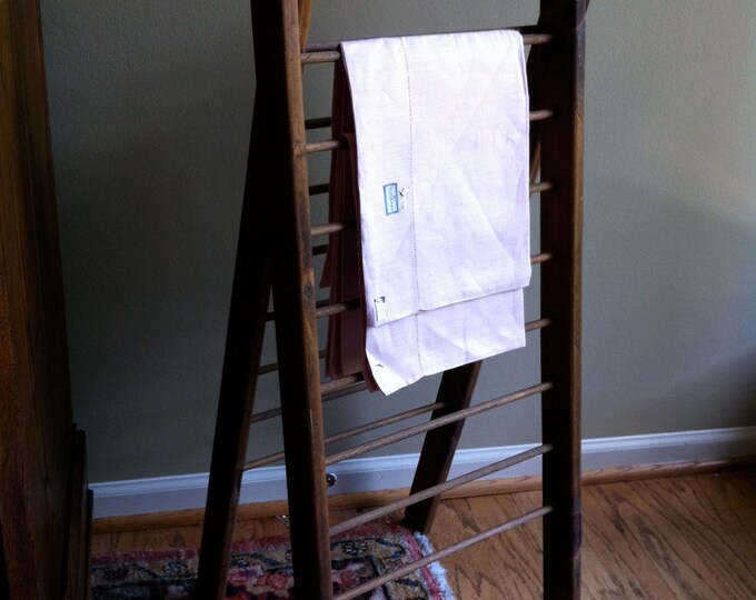 Antique Ladder Magazine Rack Towel Rack Display Etsy