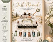 Geldgeschenk Hochzeit zum Ausdrucken | Just Married DIY Poster|A4 Sofortdownload | Hochzeitsgeschenk Bilderrahmen,Geldgeschenk, Paargeschenk