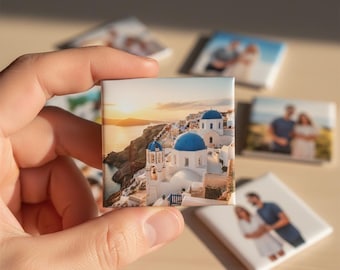 Custom Photo Magnets: Personalized Fridge Gift, 2x2"