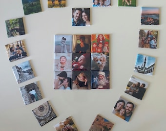 Custom Photo Magnets: Personalized Fridge Gift, 2x2"