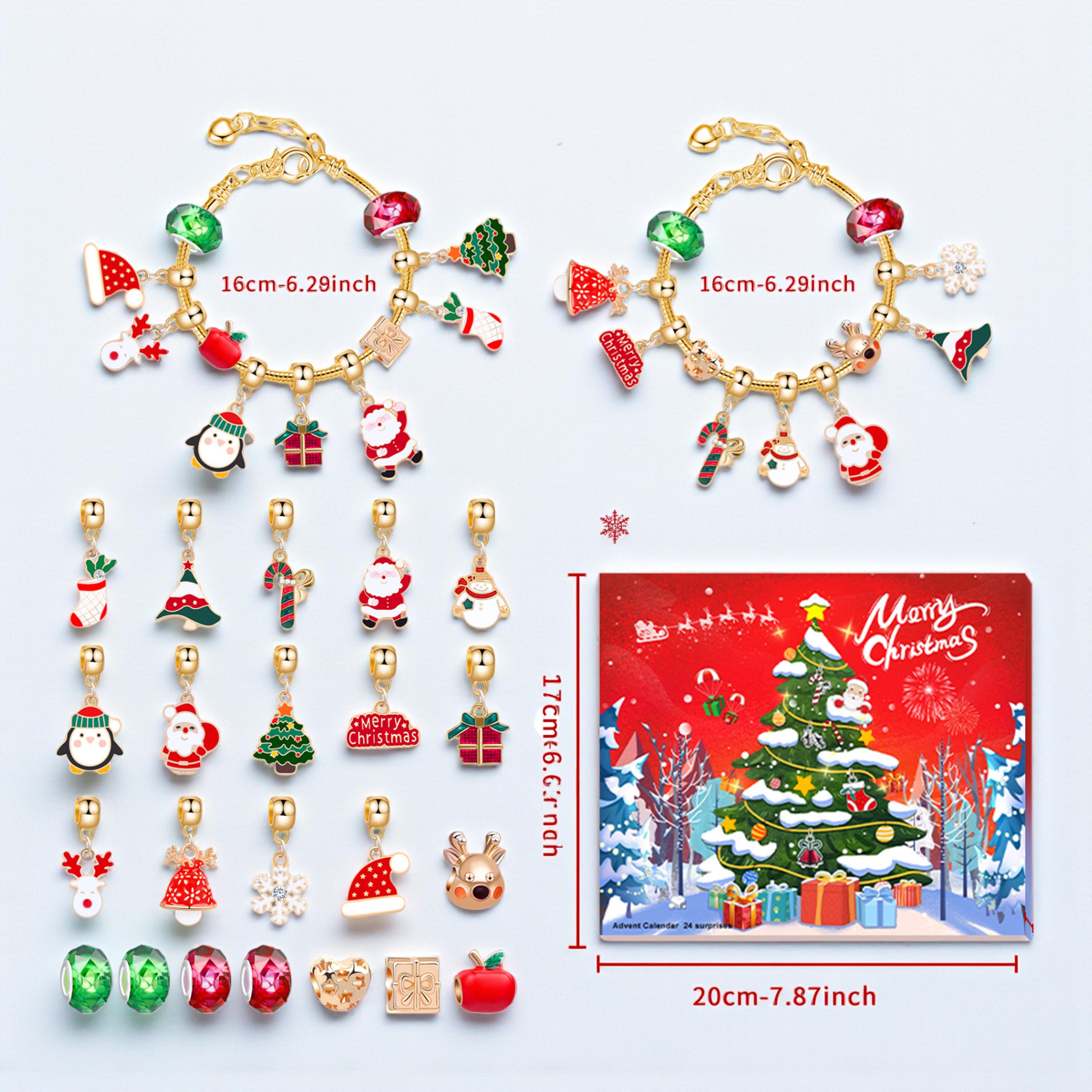 Charm Bracelet Advent Calendar DIY Christmas Jewelry Making Kit Etsy
