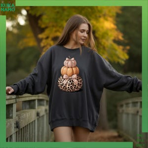 Leopardpumpa-stack PNG-set med 4: Boho höst-clipart (digital nedladdning)