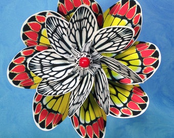 Common Jezebel Double Spin Pinwheel Spinner Whirligig Windmill
