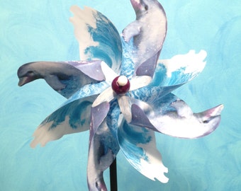 Dolphin Pinwheel Spinner Whirligig Windmill