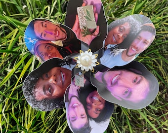 Custom Photo Personalized Pinwheel Wind Spinner Whirligig Fan Twirly