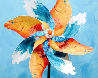 Garabaldi Pinwheel Spinner Whirligig Windmill