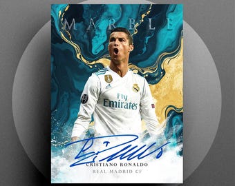 Marmor 2025 Cristiano Ronaldo Digitales Autogramm RP Fußball Fußball Karte