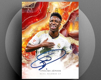 Marble 2025 Vinicius Junior Digital Autograph RP Soccer Football Card