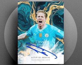 Marble 2025 Kevin De Bruyne Manchester City Digital Autograph RP Soccer Football Card