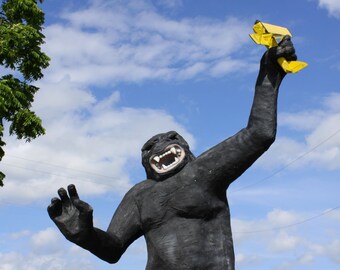 King Kong outside the Pink Cadillac Diner, Natural Bridge, VA---8 x 10 fine art photo, signed