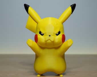 Pikachu inspired Window Decor | 3D Printed Gaming Room & Kids Bedroom Decoration