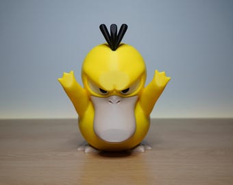Psyduck inspired Window Decor | 3D Printed Gaming Room & Kids Bedroom Decoration