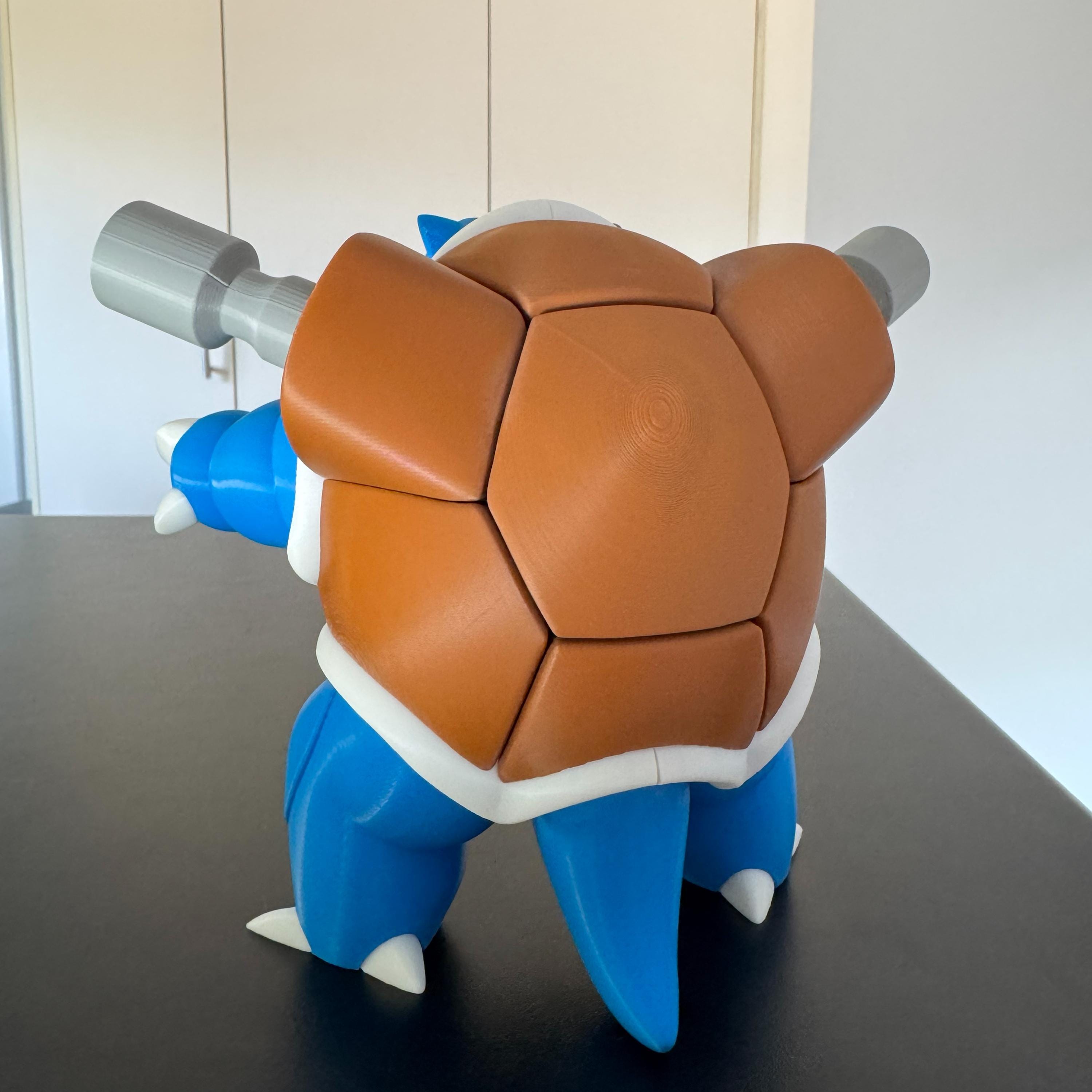 Blastoise Inspired Figure • Large 3D Printed Collector Statue - Etsy