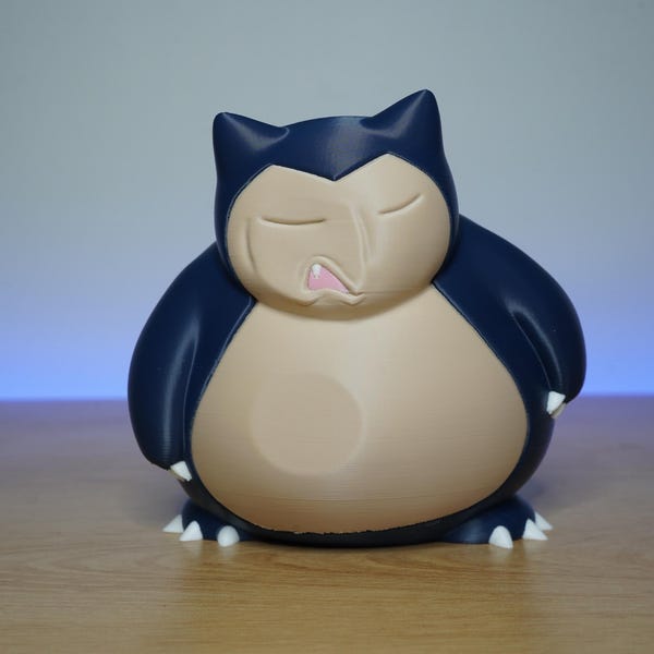 Snorlax inspired Window Decor | 3D Printed Gaming Room & Kids Bedroom Decoration