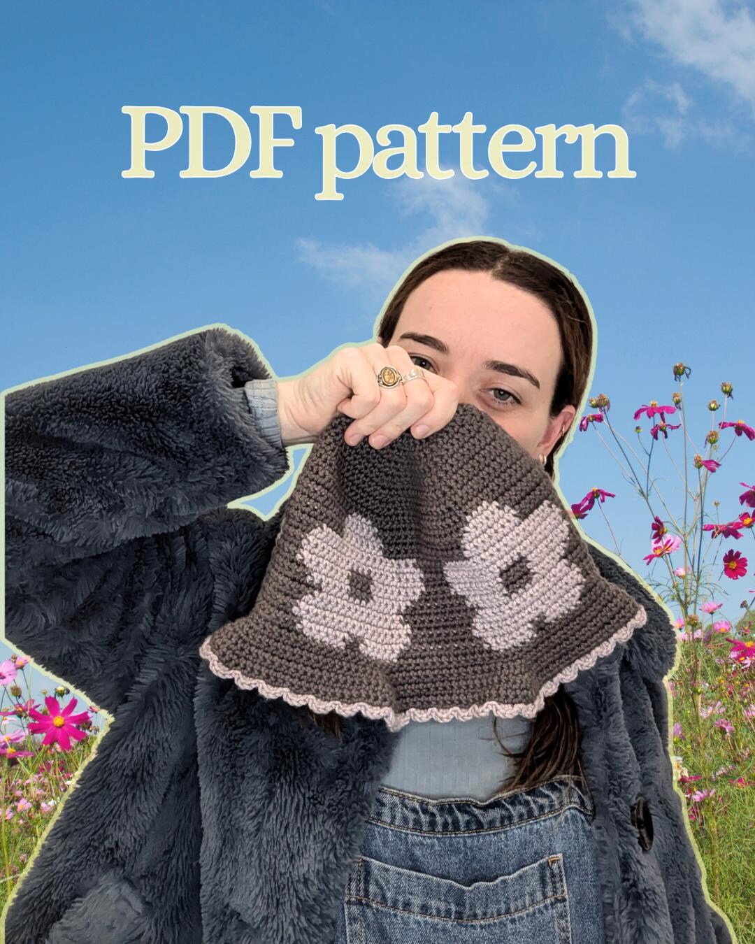 Buttercup Floral/flower Bucket Hat Crochet Pattern | Summer Hat (PDF ...