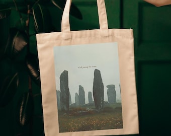 Craigh Na Dun Tote Bag: Outlander Fan Gift, Scottish Bookish Bag