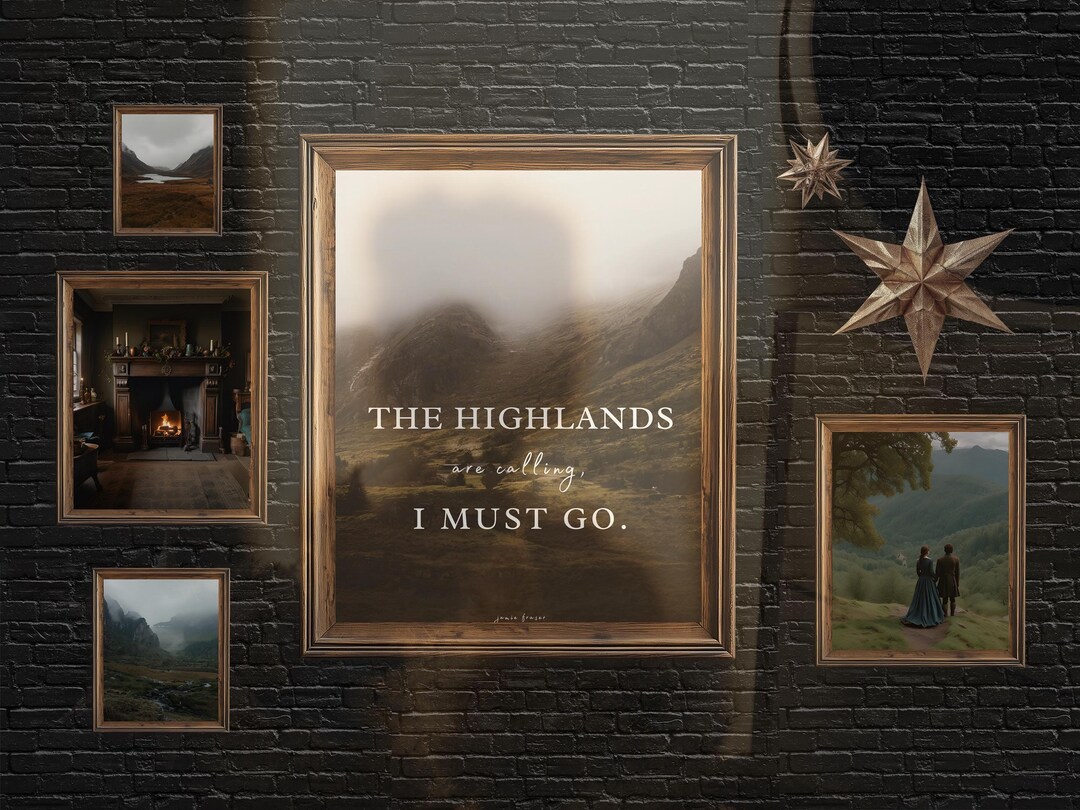 Outlander Inspired Art Print Set: Digital Download Artwork - Etsy