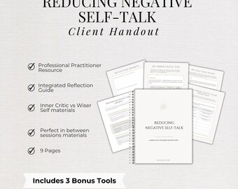 Reducing negative self-talk