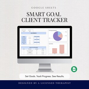 SMARTer Tor-Tracker für Coaches | Life Coach Klient Zielplaner | Google Sheets Vorlage | Coaching Fortschritt-Tracker | Bearbeitbare Tabelle