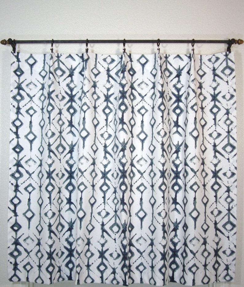 Batik Cafe Curtains Premier Tribal Print Curtains Kitchen Cafe Etsy