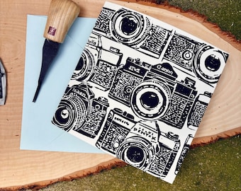 Vintage Camera Blank Folded Card