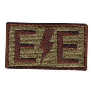 E&E Electrical Engineering Embroidered Patch – USAF Duty Identifier (Iron-On)