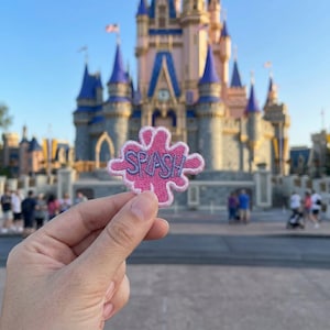 Splash Embroidered Iron On Patch Water Splash Applique Aesthetic Liquid Effect Patch for Jacket Bag Hat DIY
