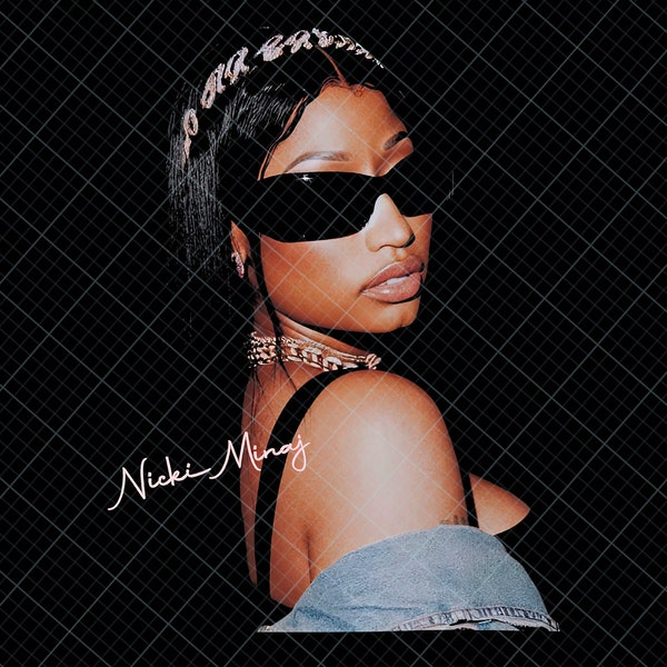 Nicki Minaj Digital, Nicki Minaj Design, Nicki Minaj PNG, Nicki Minaj Fan, Nicki Minaj Gift, Rapper Homage Graphic Digital Download, Digital