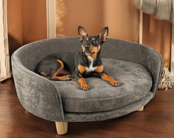 Cozy Pet Bed for Small Dogs & Cats, Soft Puppy, Kitten Bed, Housewarming Gift for Pet Lovers