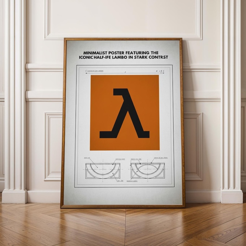 Lambda Symbol Poster Bild 5