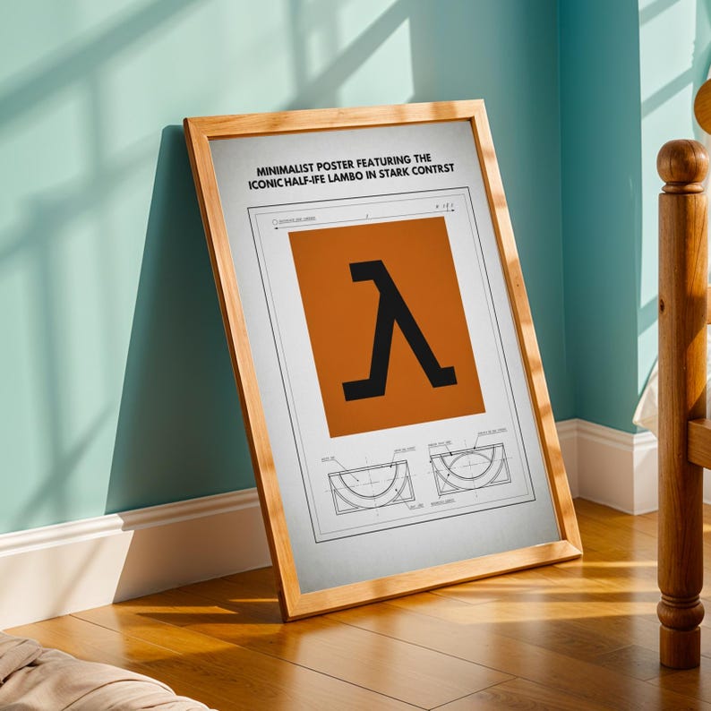 Lambda Symbol Poster Bild 3