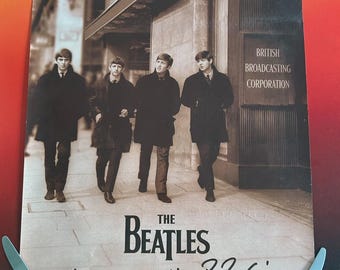BEATLES Live 1960s Show Laminated Print - Etsy