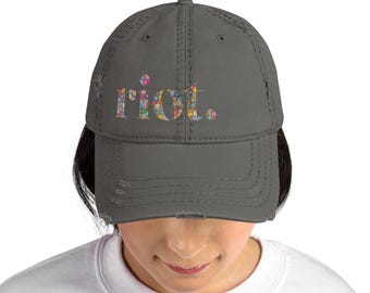 Riot. Distressed Baseball Cap | Unisex Streetwear